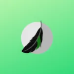 Imagem com a logomarca do Crow Translate com fundo verde