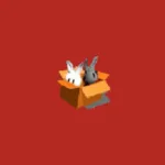 Imagem com a logomarca do Jump'N Bump com fundo vermelho