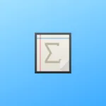 Imagem com a logomarca do KAlgebra com fundo azul