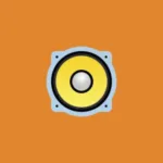 Imagem com a logomarca do Music com fundo laranja