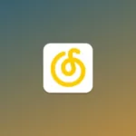 Imagem com a logomarca do Netease com fundo degredê laranja e verde