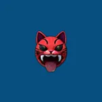 Imagem com a logomarca do The Catrooms com fundo azul