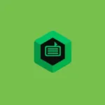 Imagem com a logomarca do Vup Chat com fundo verde