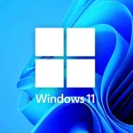 Imagem com a logomarca do Windows 11