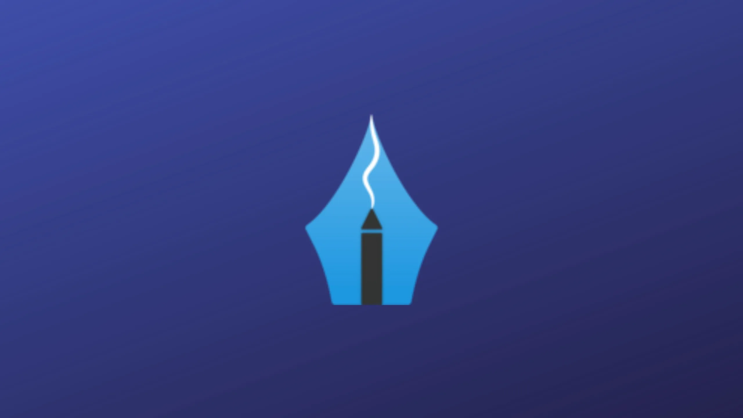 Imagem com a logomarca do Scrivano com fundo azul