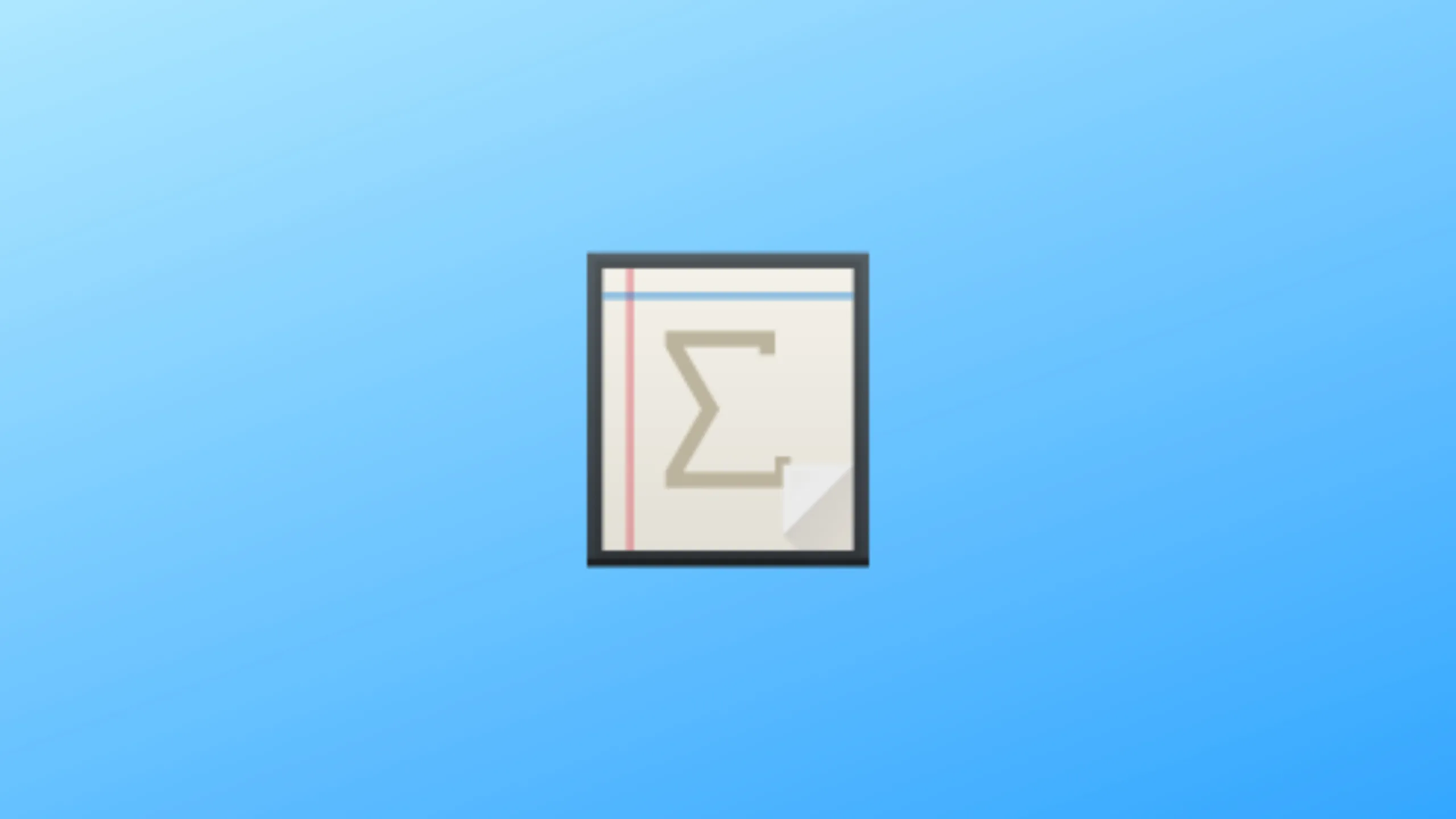 Imagem com a logomarca do KAlgebra com fundo azul