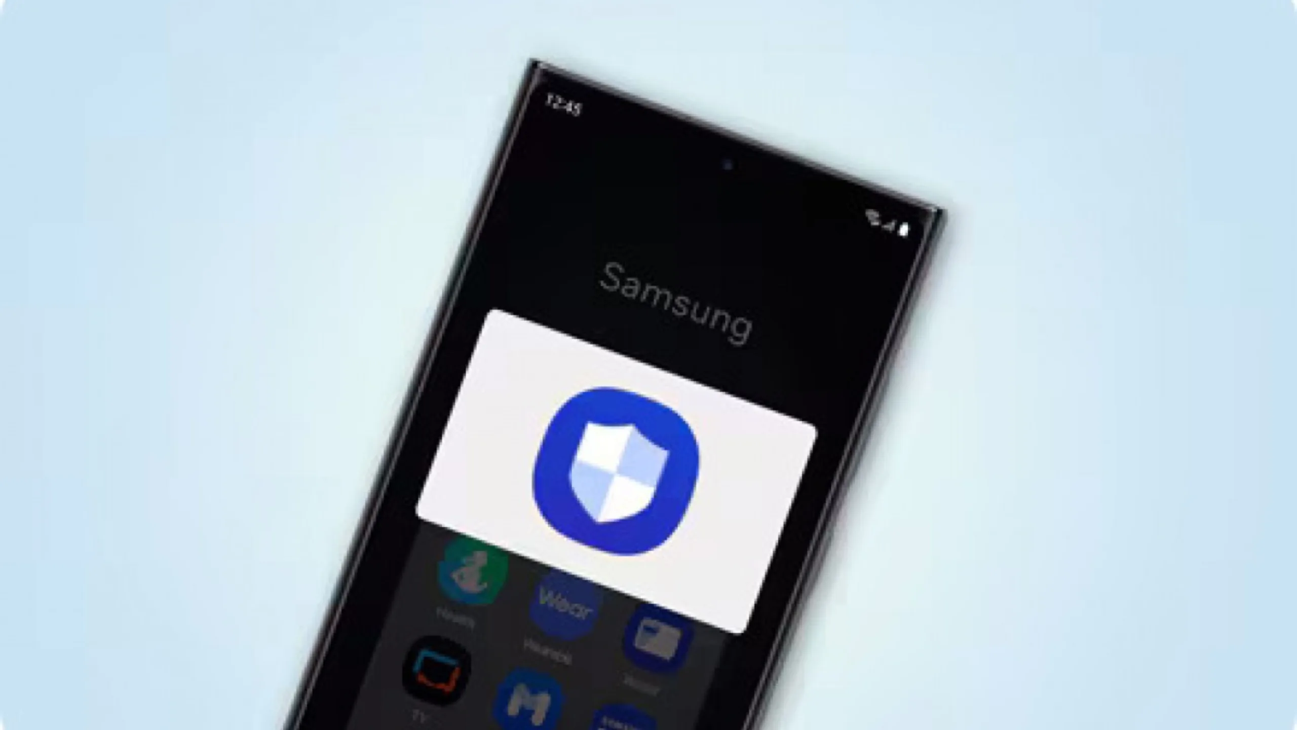 Imagem com recurso Samsung Auto Blocker
