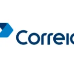 Imagem com a logomarca dos Correios