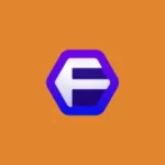 Imagem com a logomarca do Floorp com fundo laranja