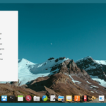 Screenshot do ambiente de desktop do Manjaro Linux