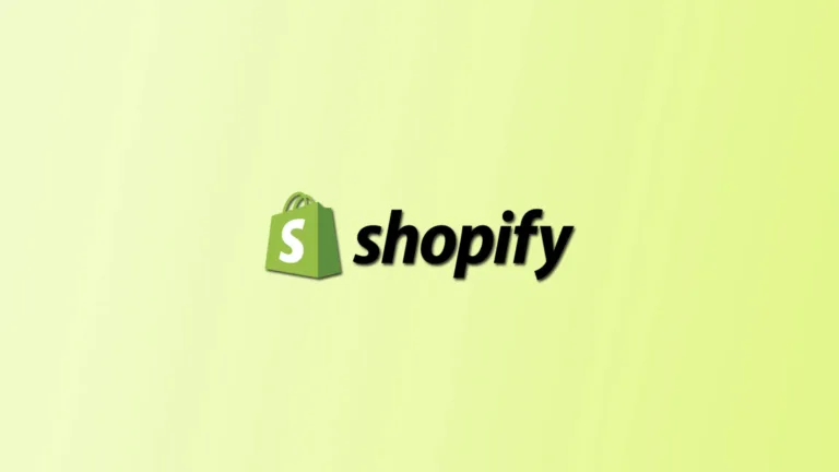 Imagem com a logomarca do Shopify