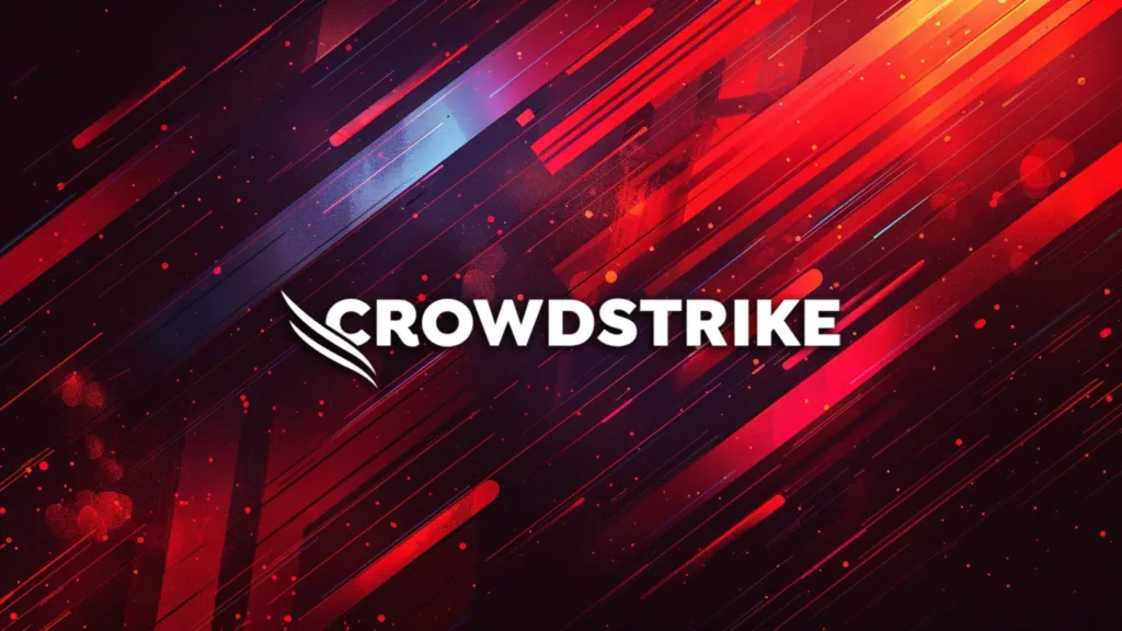 Imagem com o nome da CrowdStrike em foco