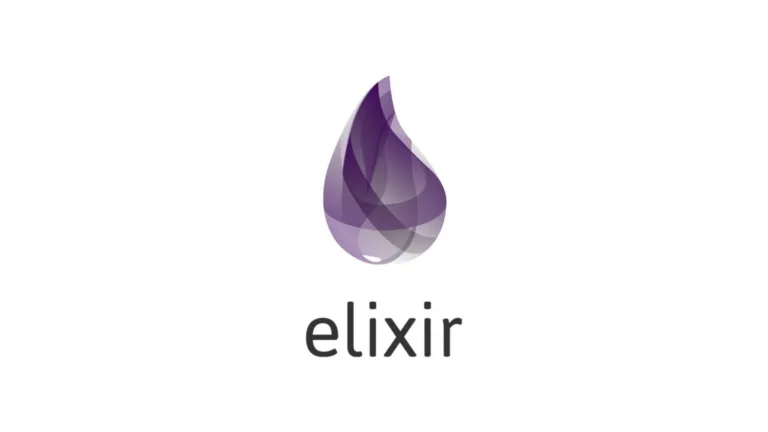 Imagem com a logomarca do Elixir