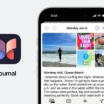 Imagem com celular e o símbolo do Journal