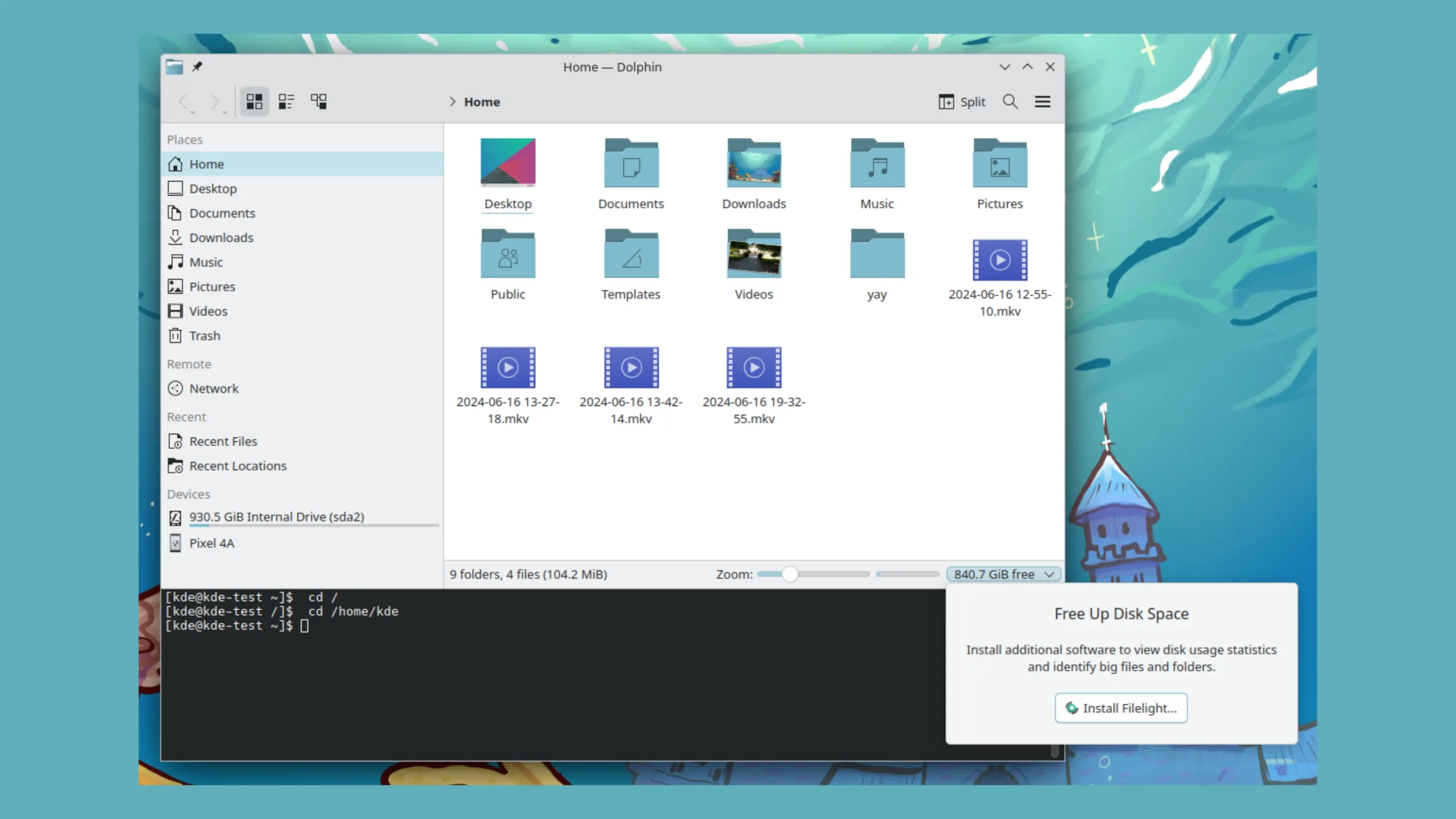 KDE Gear 24.08 é lançado com muitas melhorias! 2 Imagem com interface do KDE Gear