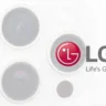 Imagem com a logomarca da LG