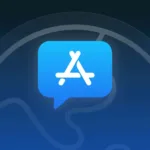 Imagem com a logomarca da App Store