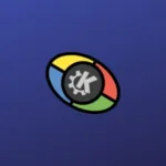 Imagem com a logomarca do Blinken com fundo azul
