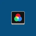 Imagem com a logomarca do Colorway com fundo azul