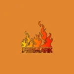 Imagem com a logomarca do Furmark com fundo laranja