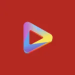 Imagem com a logomarca do Glide com fundo vermelho