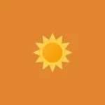 Imagem com a logomarca do GTK Meteo com fundo laranja
