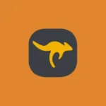 Imagem com a logomarca do Hoptodesk com fundo laranja