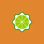 Imagem com a logomarca do Limo com fundo laranja