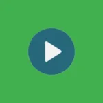 Imagem com a logomarca do Media Downloader com fundo verde