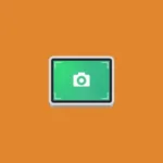 Imagem com a logomarca do Screenshot com fundo laranja
