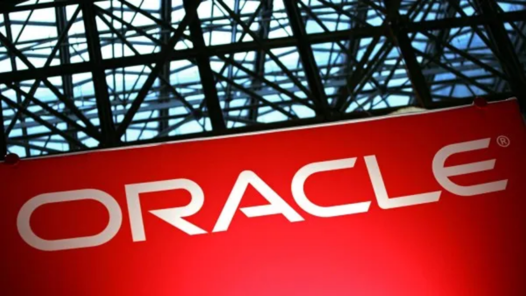 Imagem com a logomarca da Oracle