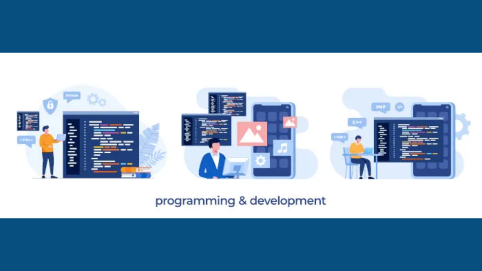 Conheça os 9 principais frameworks Web F# gratuitos e de código aberto 1 Imagem com cenas de desenvolvimento