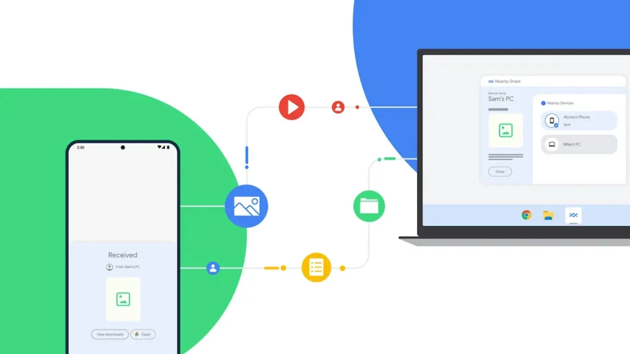 Atualização do Windows 11 traz o compartilhamento a dispositivos Android 2 Imagem de compartilhamento entre computador e Android