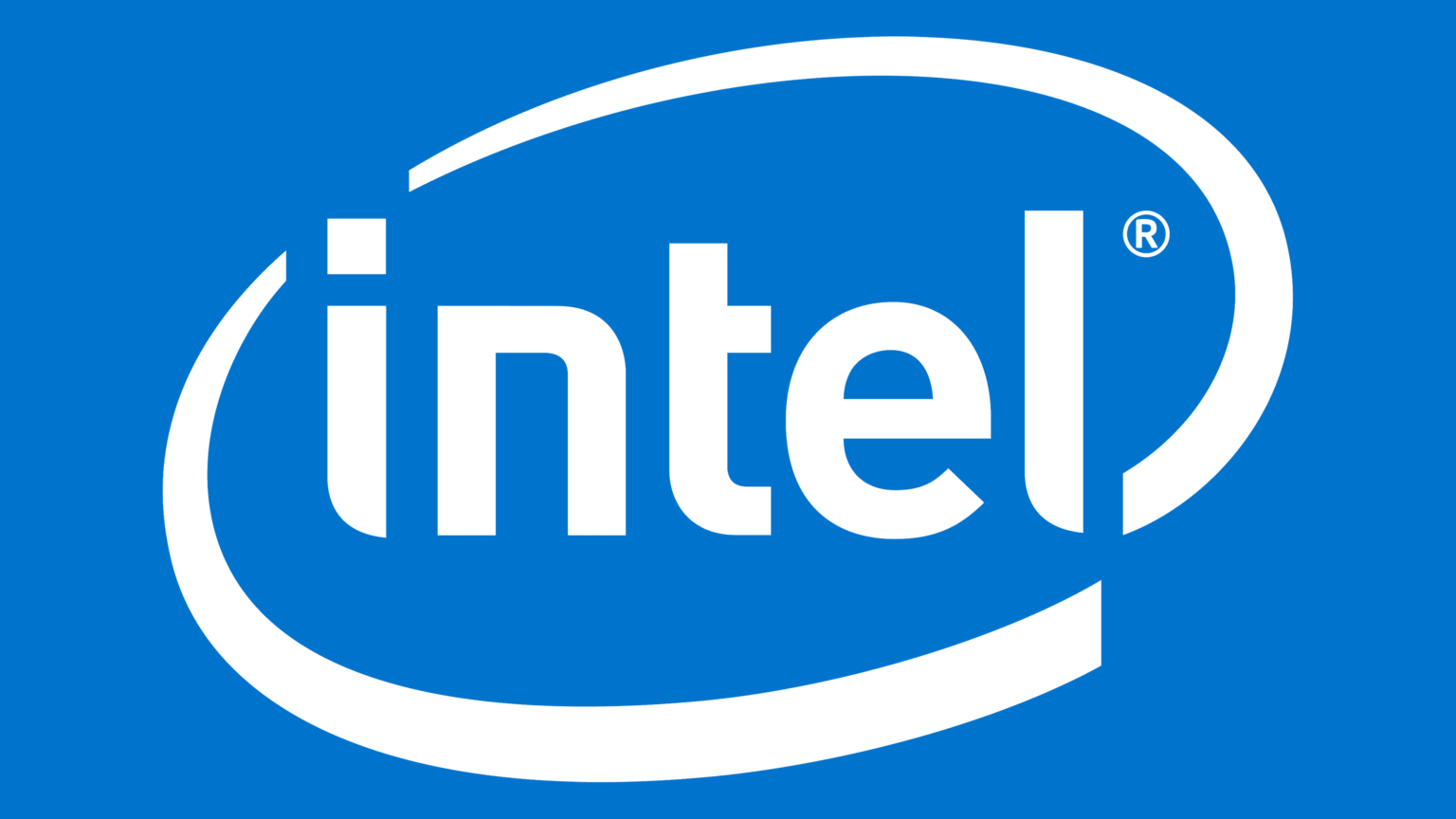 Intel Uncore Linux Driver introduz recurso de controle de latência e eficiência (ELC) 1 Logo da Intel com fundo azul, representando as inovações tecnológicas da empresa, como o suporte ao SNC6 no Linux 6.13.