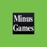 Imagem com a com a logomarca do Minus Game com fundo verde