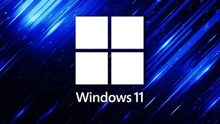 Imagem com a logomarca do Windows 11