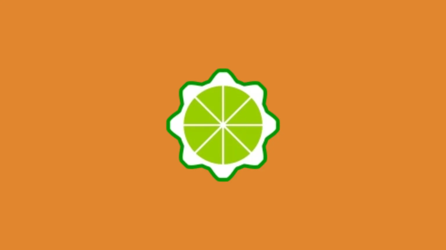 Imagem com a logomarca do Limo com fundo laranja