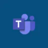 Imagem com a logomarca do Portal for Teams com fundo azul
