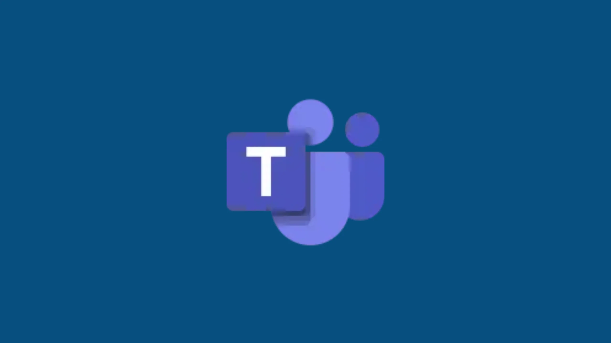 Imagem com a logomarca do Portal for Teams com fundo azul