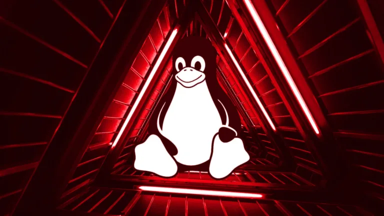 Imagem com o Tux destacado