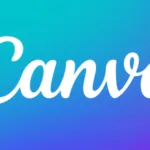 Imagem com a logomarca do Canva