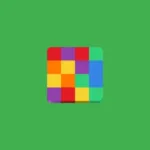 Imagem com a logomarca do Flood It com fundo verde