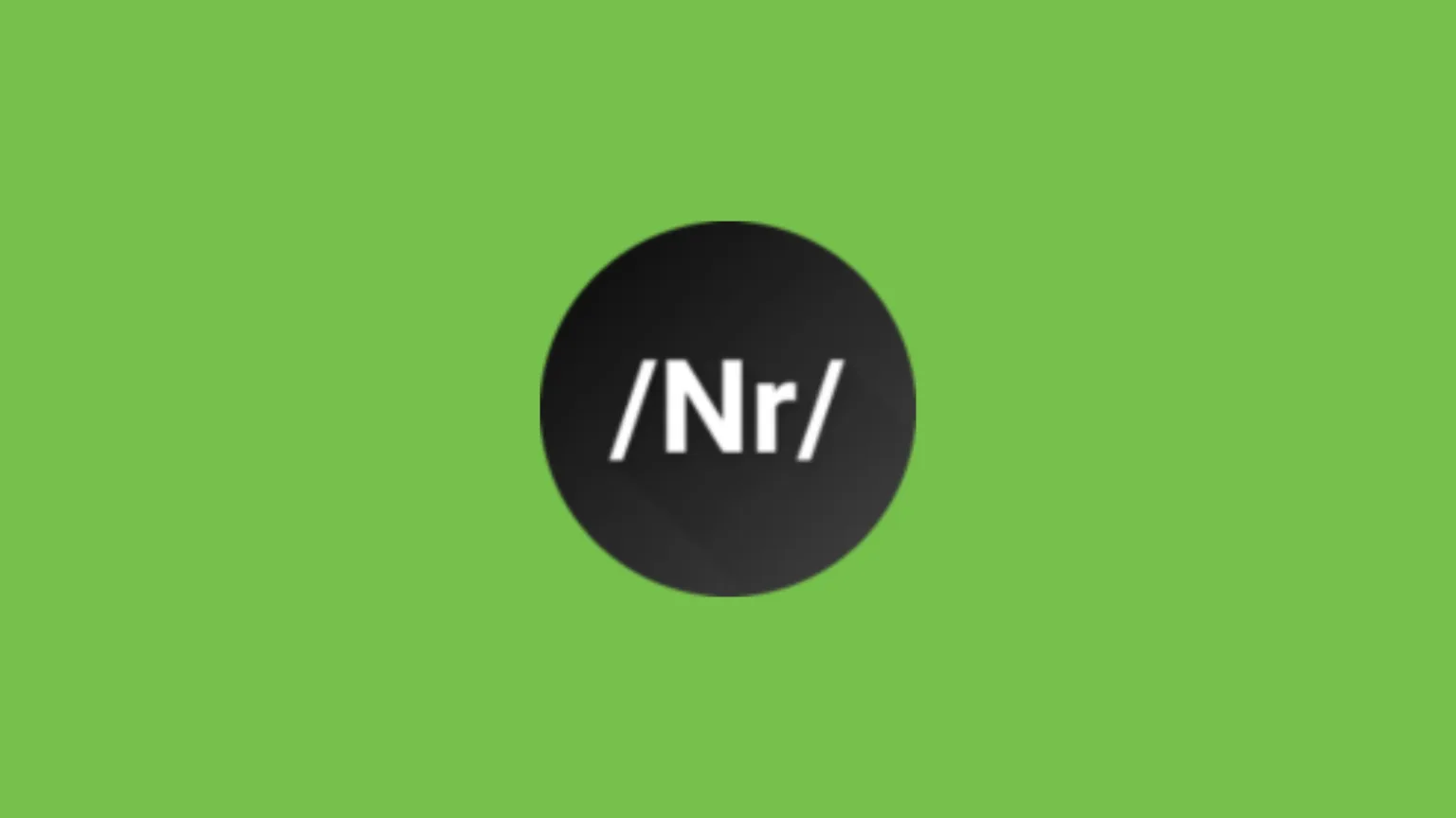 Imagem com a logomarca do Neoregex com fundo verde