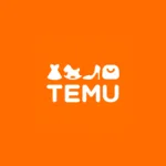 Imagem com a logomarca do Temu
