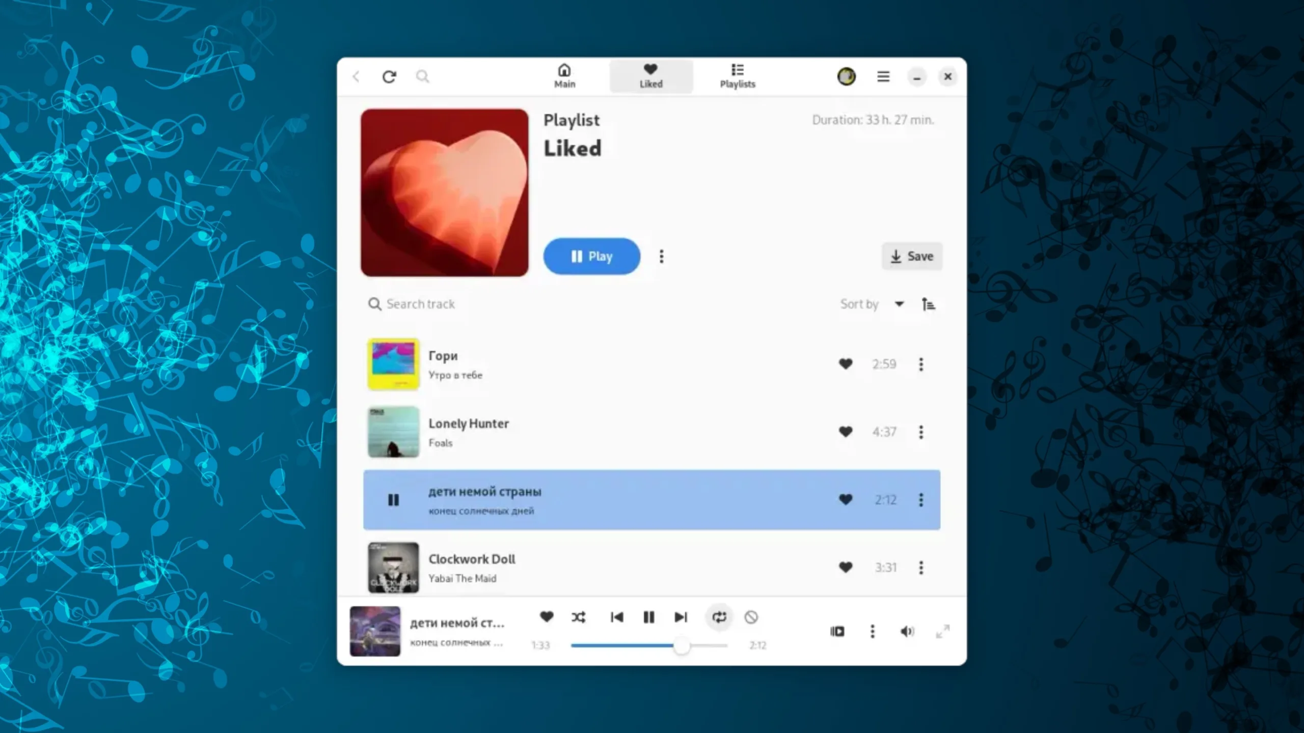 Instale o Cassette no Ubuntu, Fedora, Debian e outras distribuições Linux com Flatpak 2 Imagem com a interface do Cassette