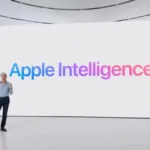 Imagem com a logomarca do Apple Intelligence