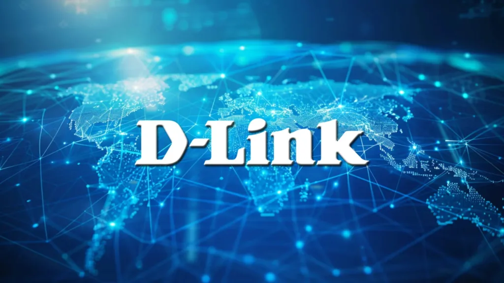 Imagem com a logomarca da D-Link