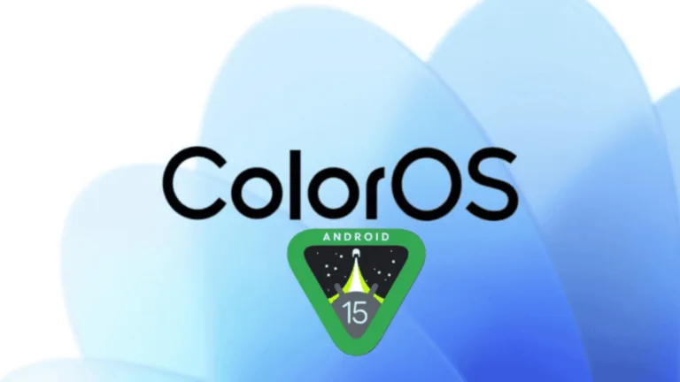 Imagem com a logomarca do ColorOS 15