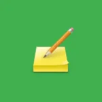 Imagem com a logomarca do Gnote com fundo verde