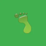 Imagem com a logomarca do Greefoot com fundo verde